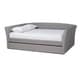 preview thumbnail 15 of 17, Copper Grove Costesti Modern Upholstered Daybed with Trundle