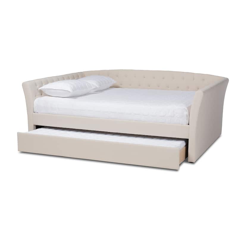 Copper Grove Costesti Modern Upholstered Daybed with Trundle