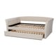 preview thumbnail 5 of 17, Copper Grove Costesti Modern Upholstered Daybed with Trundle