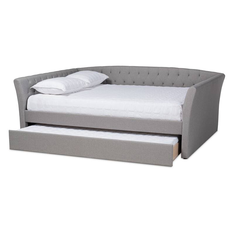 Copper Grove Costesti Modern Upholstered Daybed with Trundle