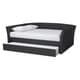 preview thumbnail 10 of 17, Copper Grove Costesti Modern Upholstered Daybed with Trundle