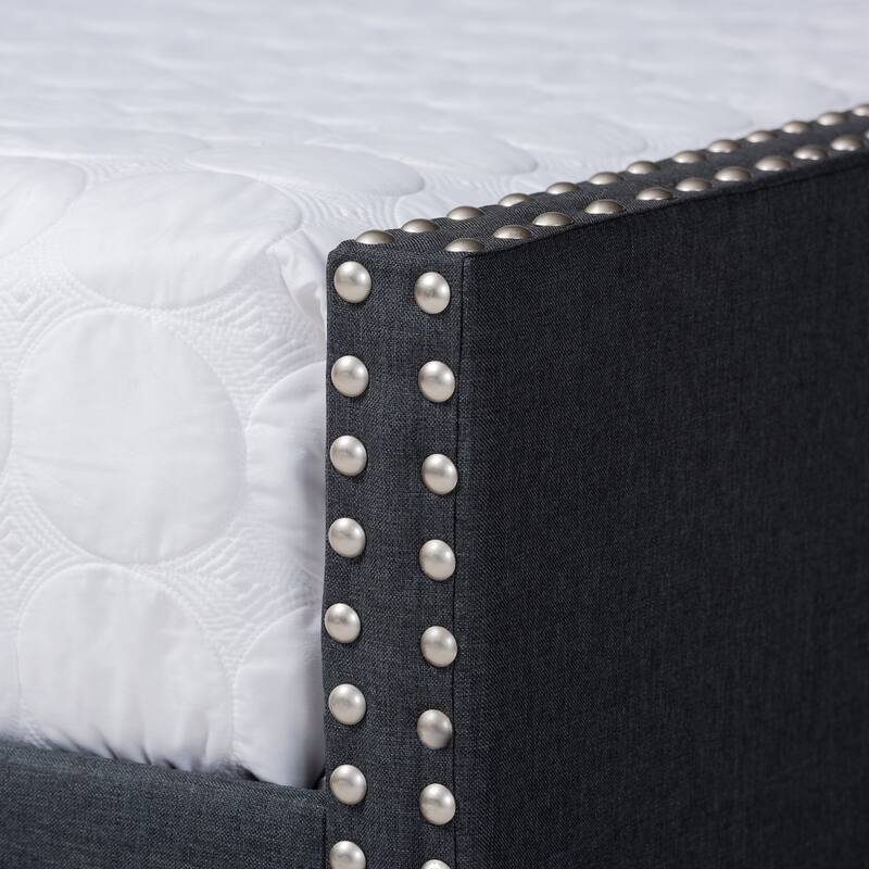 Haylie Modern and Contemporary Upholstered Daybed with Trundle