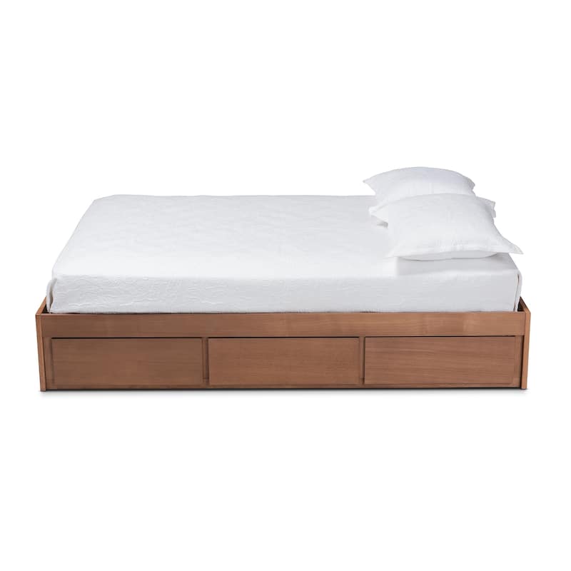 Wren Modern and Contemporary 3-Drawer Platform Storage Bed Frame