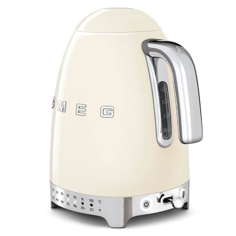 Smeg 50's Retro Style Aesthetic Variable Temperature Kettle Cream - N/A