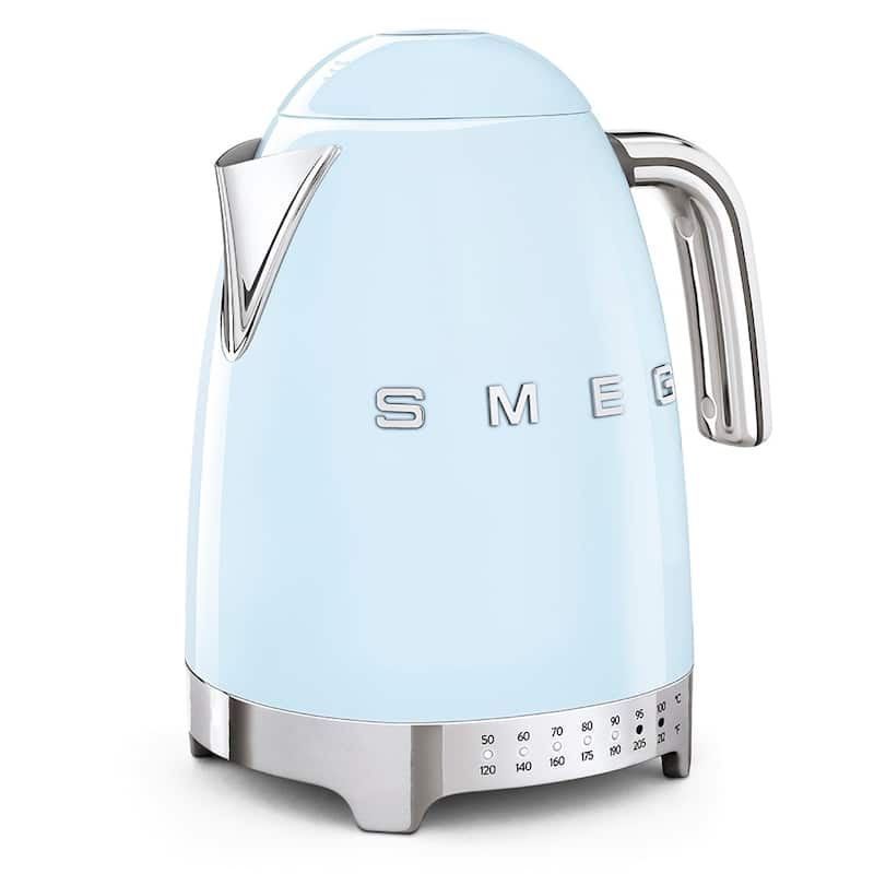 Smeg 50's Retro Style Aesthetic Variable Temperature Kettle Pastel Blue - N/A