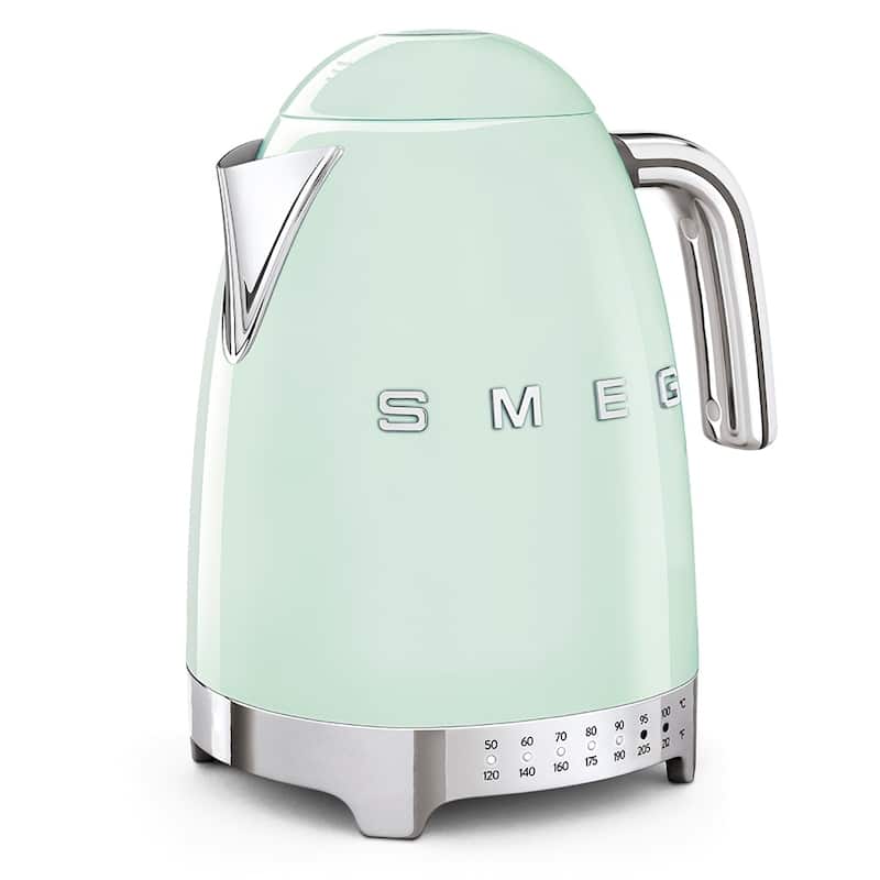 Smeg 50's Retro Style Aesthetic Variable Temperature Kettle Pastel Green - N/A