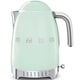 preview thumbnail 1 of 1, Smeg 50's Retro Style Aesthetic Variable Temperature Kettle Pastel Green - N/A