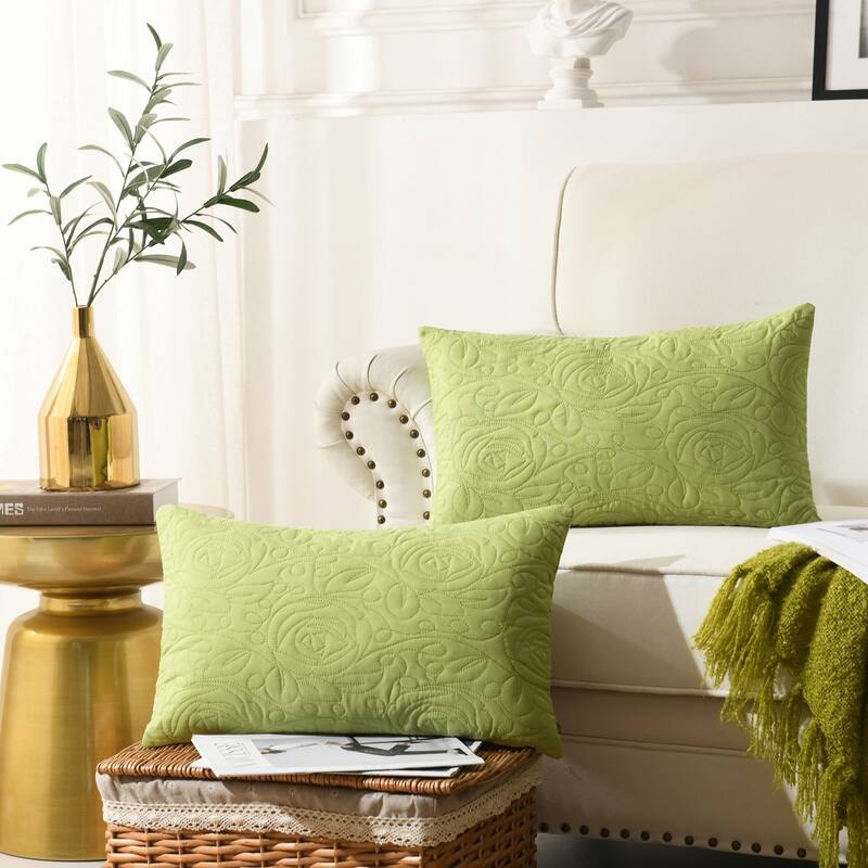 The Gray Barn 2 Pack Euro Sham Covers Euro sham 26x26 - Green - 12*20