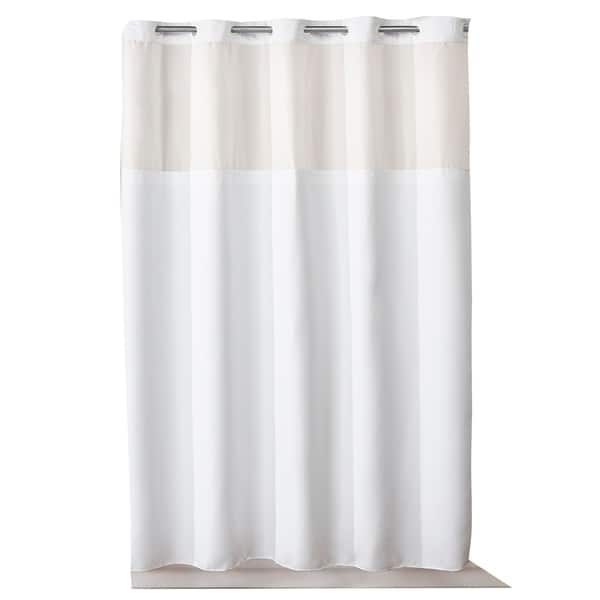 Shop Hookless Montage Chevron Plain Weave Shower Curtain Fabric Liner Overstock 28751363