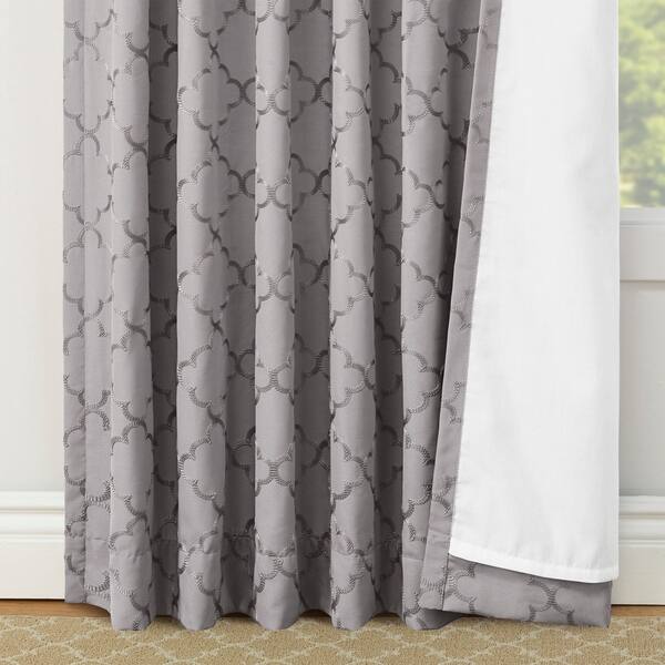 Shop Macau Pocket Trellis Rod Drapery Panel Pair 54 X 84
