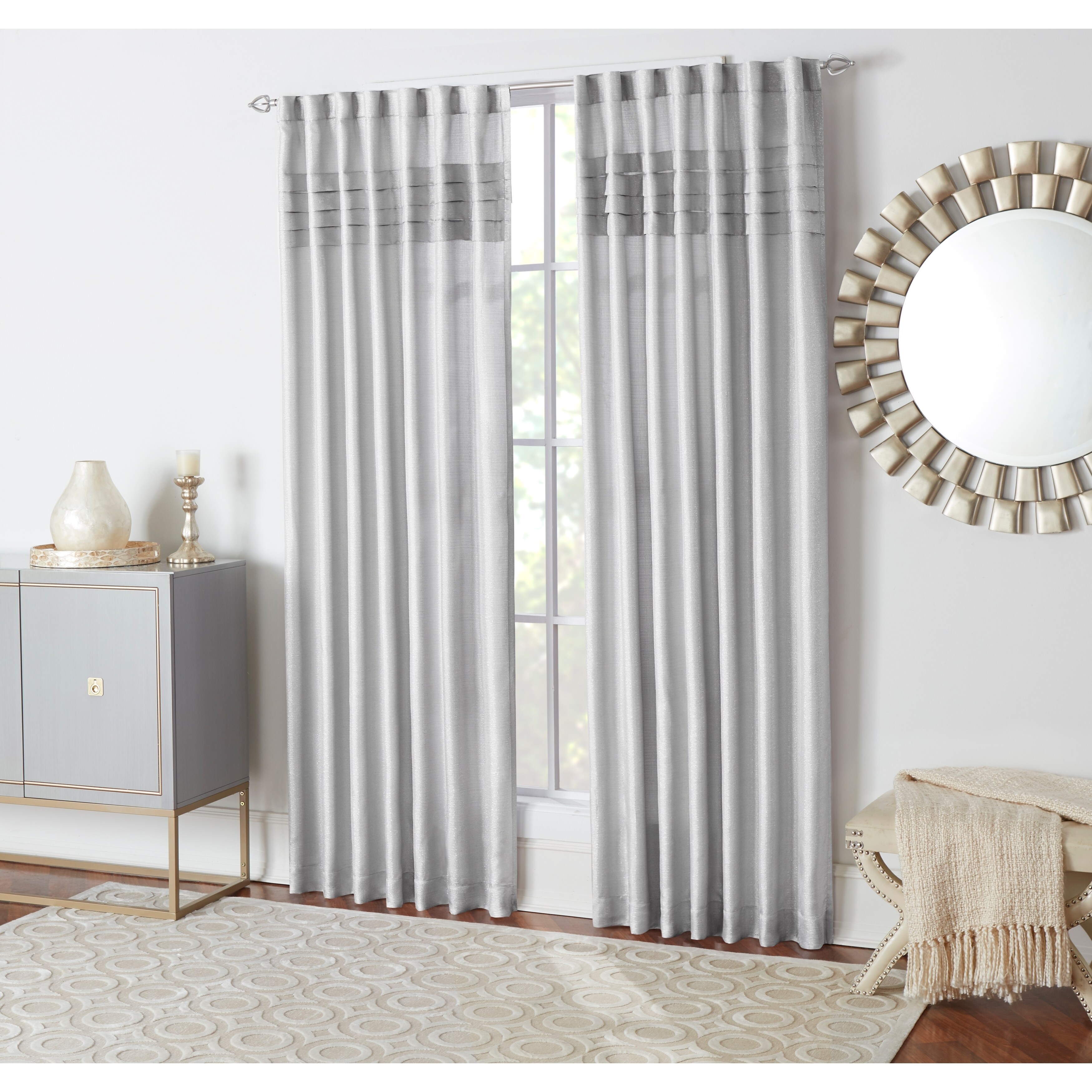 Shop Konya Pocket Rod Drapery Panel Pair 54 X 84 Free
