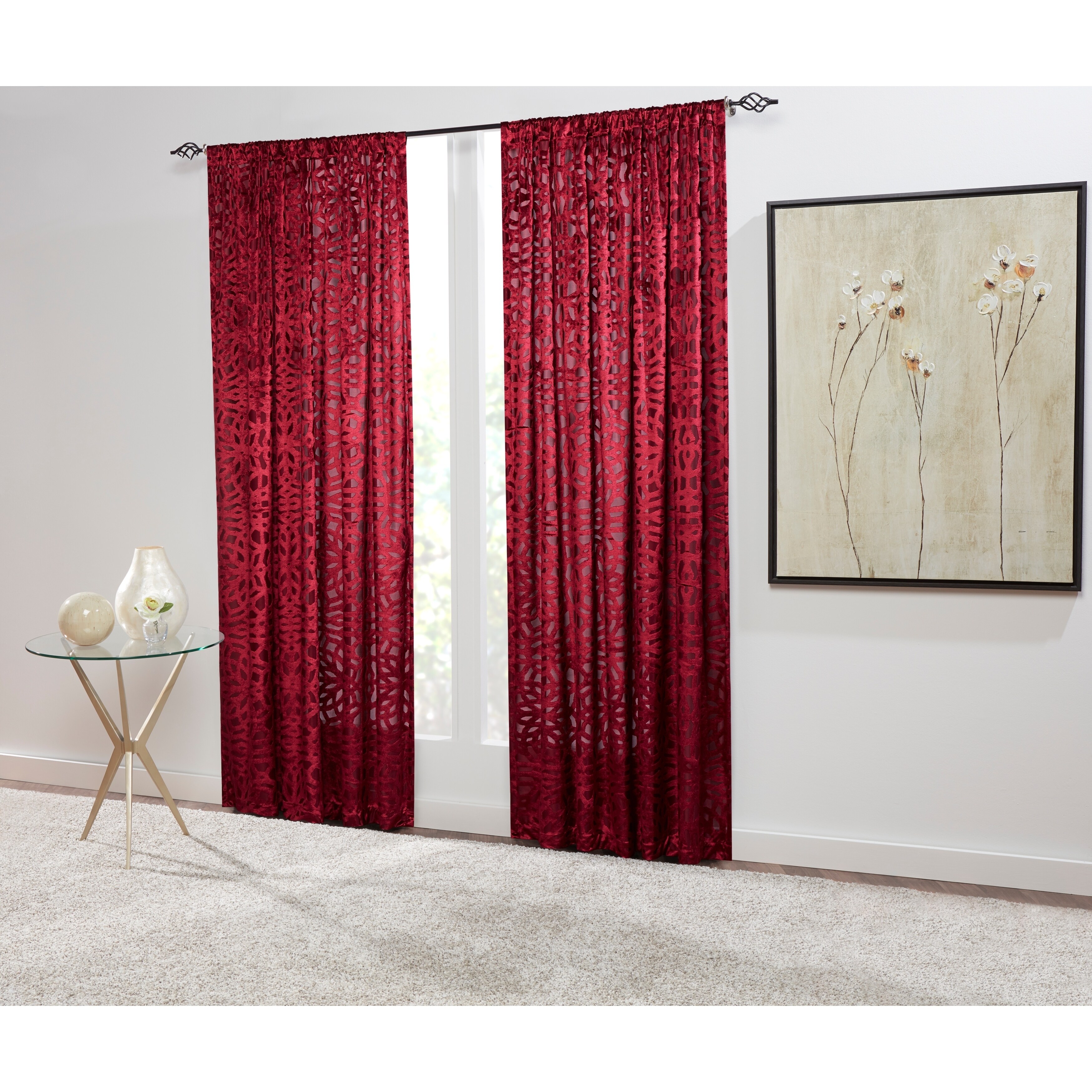 Shop Cervella Pocket Rod Drapery Panel Pair 54 X 84 Free