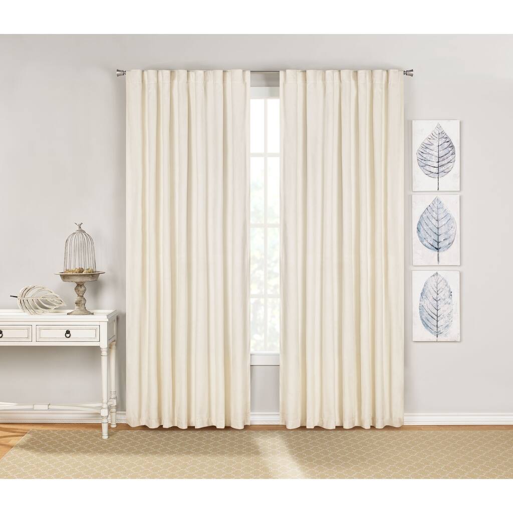 Rivas Pocket Rod Drapery Panel - Pair - 54" x 84"