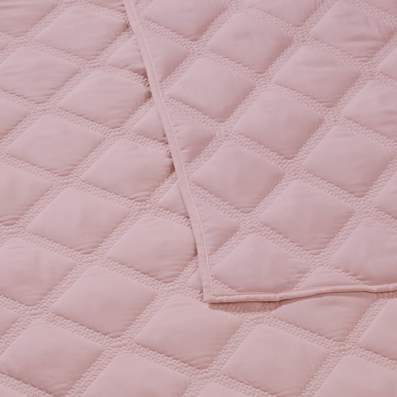 Porch & Den McKinney Diamond Puff Quilt Set