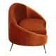 preview thumbnail 5 of 6, Aurelle Home Retro Glam Lounge Chaise