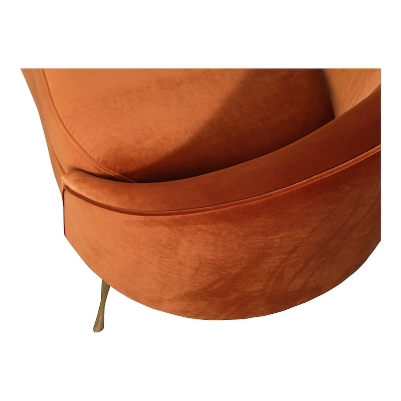 Aurelle Home Retro Glam Lounge Chaise