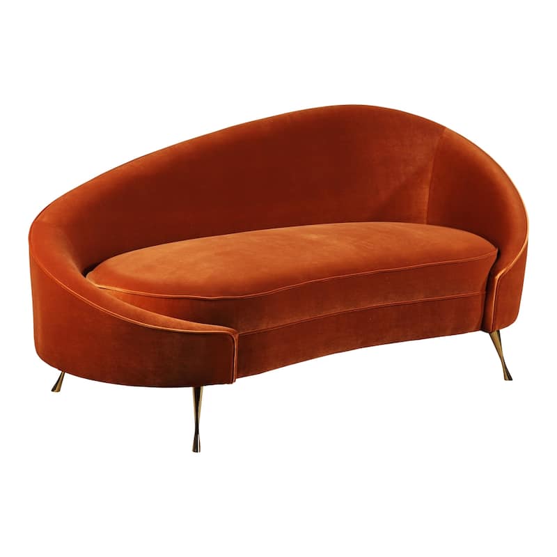 Aurelle Home Retro Glam Lounge Chaise