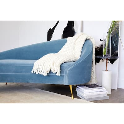 Aurelle Home Retro Glam Lounge Chaise