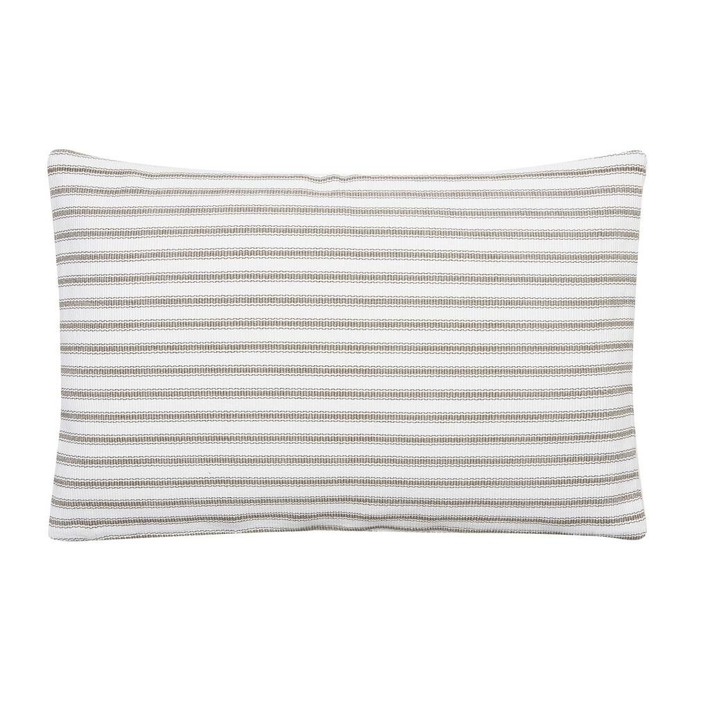 Ticking Stripe 14 x 22 Cotton Pillow