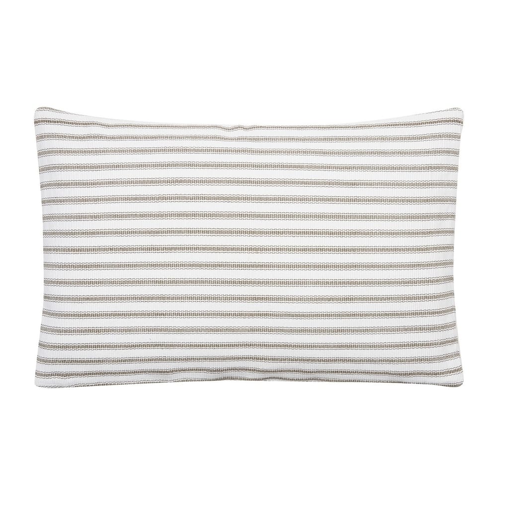 Ticking Stripe 14 x 22 Cotton Pillow