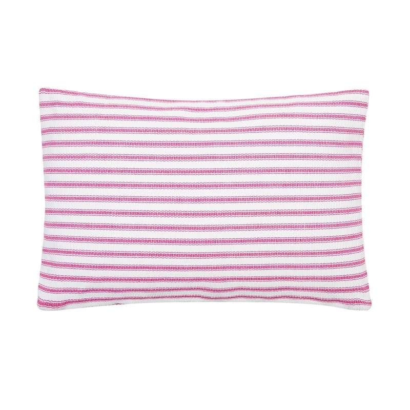 Ticking Stripe 14 x 22 Cotton Pillow