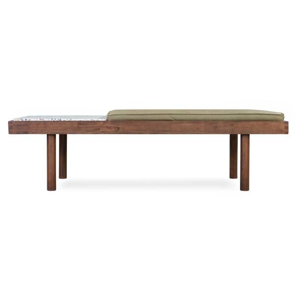Shop Kardiel Mid Century Teraz Bench Width 59 1 X Depth 21 6 X