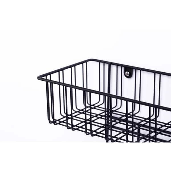 Shop Metal Wall Mounted Entryway Organizer Rack With Hooks On