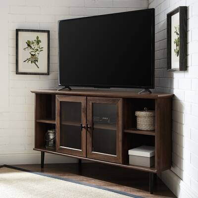 Buy Brown Glass Doors Tv Stands Entertainment Centers Online At