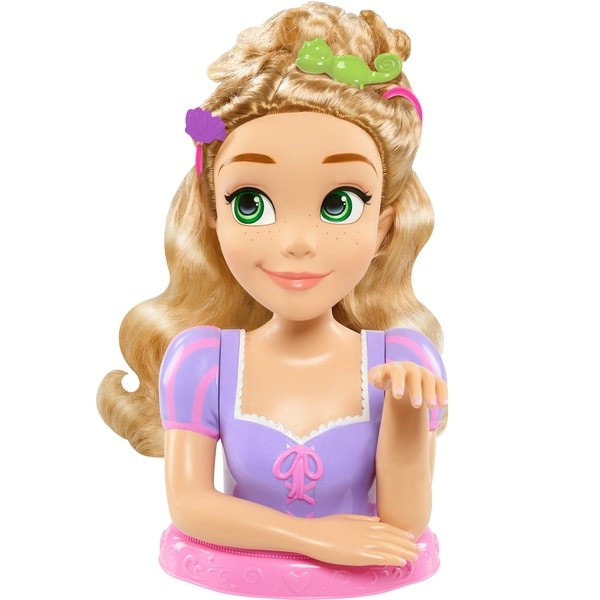 rapunzel head styling doll