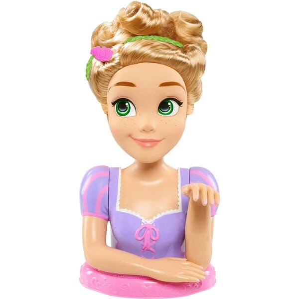 disney princess deluxe rapunzel styling head doll