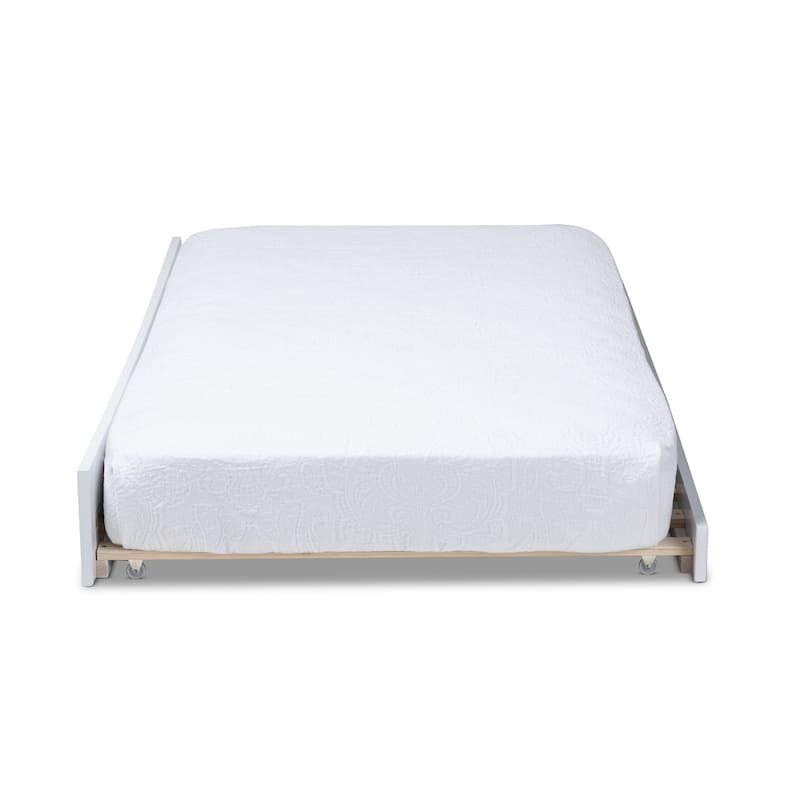Taylor & Olive Candelilla White Farmhouse Trundle