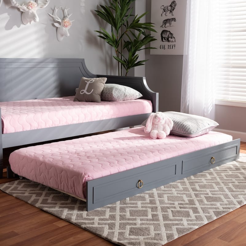 Taylor & Olive Bromeliad Traditional Wood Trundle