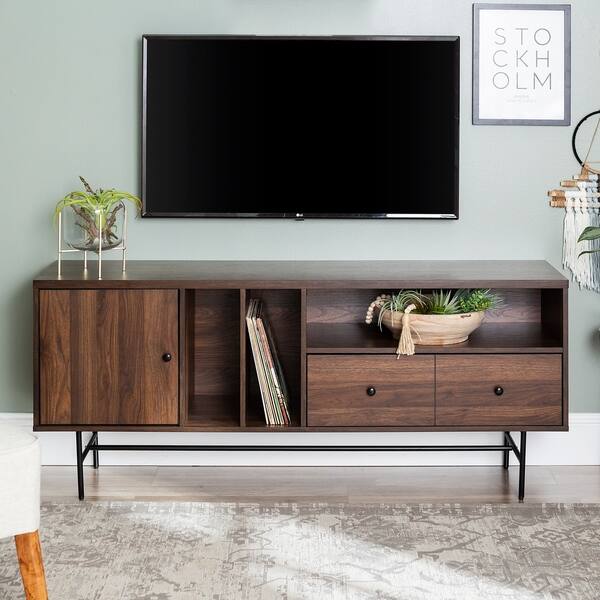 Carson Carrington 60 Inch Modern Storage Tv Console On Sale Overstock 28758096 They can occupy just one corner or a large part of your living room (a whole wall), and in that case it determines the style of the entire room. carson carrington