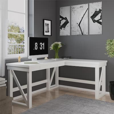 The Gray Barn Canyon Crossing Lift Top L-shaped Desk