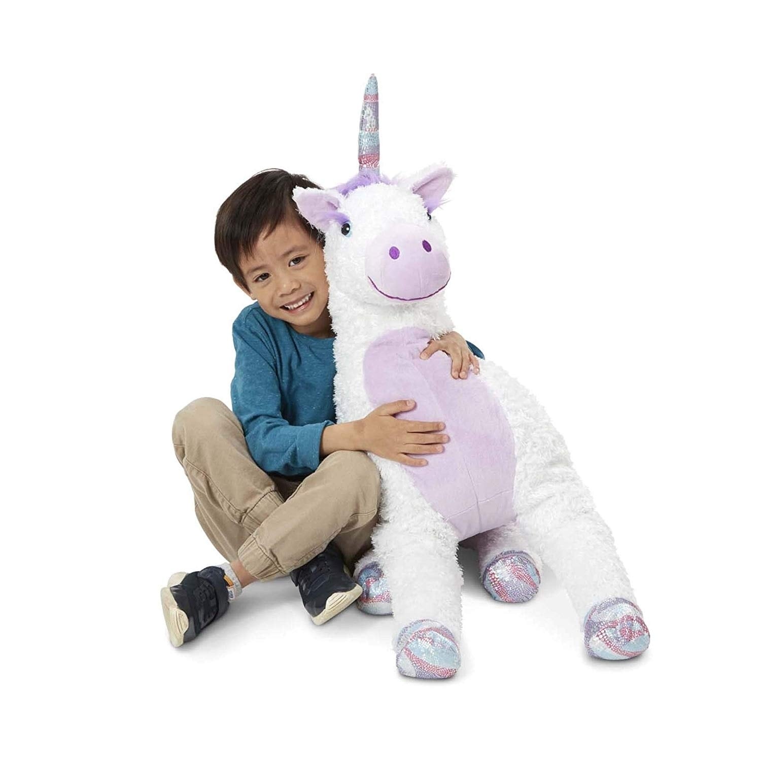jumbo plush unicorn