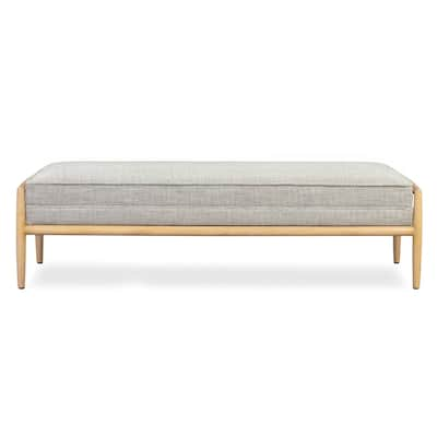 Carson Carrington Lagaro Mid-Century 55-inch Bench - Width 55" x Depth 22" x Height 17"