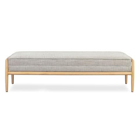 Carson Carrington Lagaro Mid-Century 55-inch Bench - Width 55" x Depth 22" x Height 17"