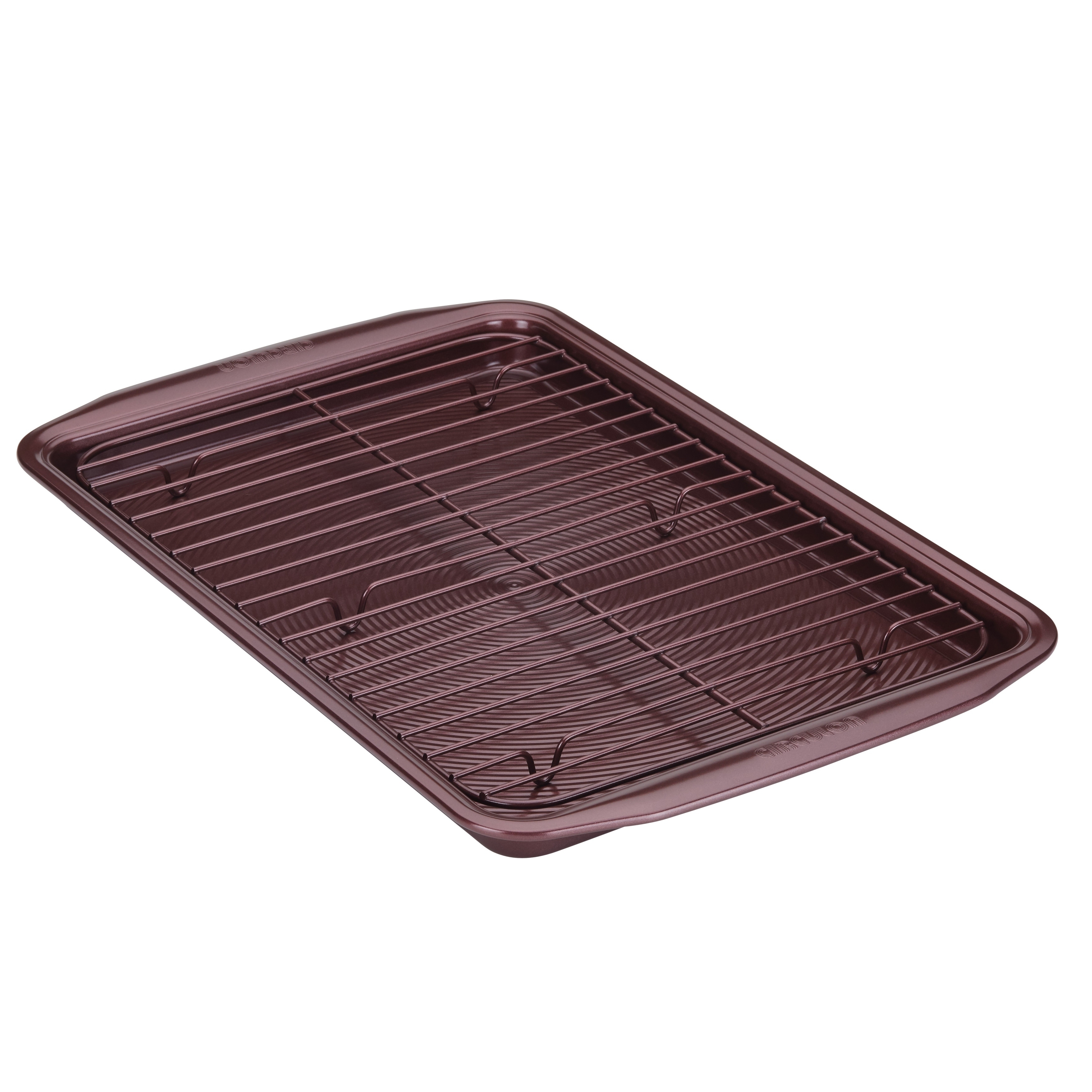 Circulon Nonstick Bakeware 2-Piece Cookie Pan Set, Merlot