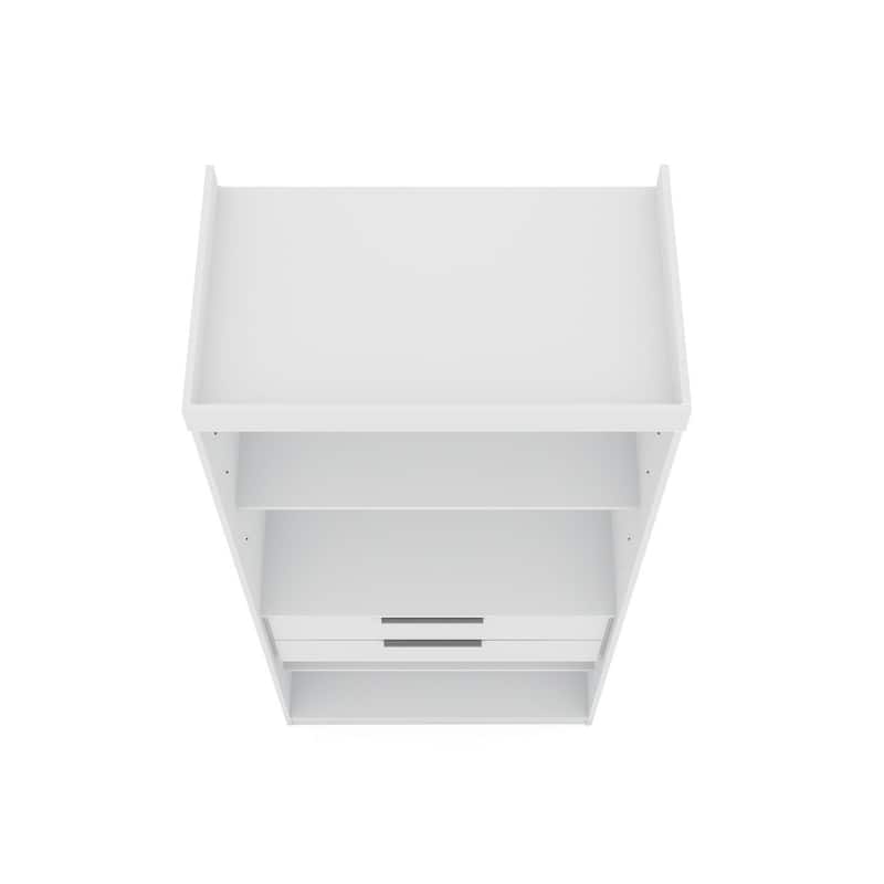 Mulberry Open 3 Sectional Modem Wardrobe Closet with 6 Drawers