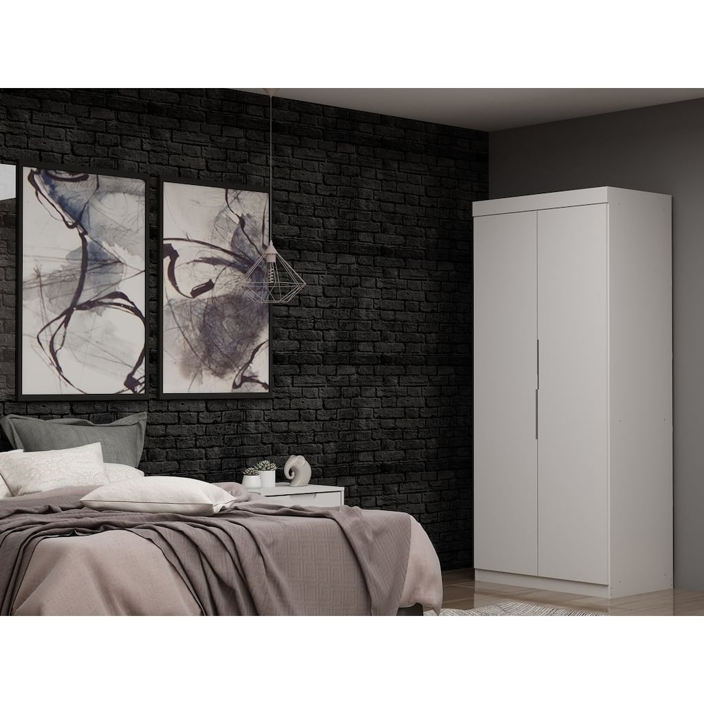 Mulberry 2.0 Sectional Modern Armoire Wardrobe Closet