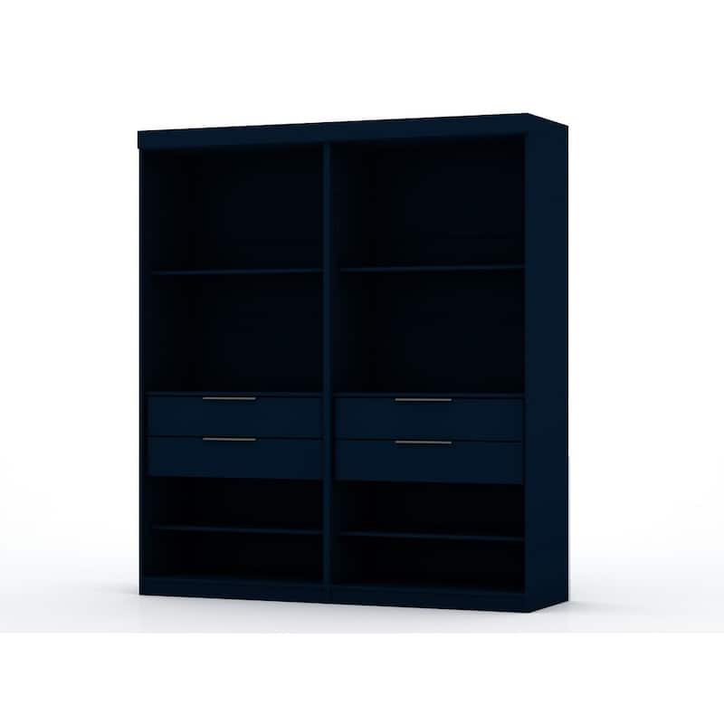 Mulberry Open 2 Sectional Modern Wardrobe Closet