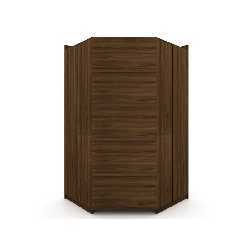 Mulberry 2.0 Semi Open 2 Sectional Modern Wardrobe Corner Closet Set of 2