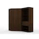 Mulberry 2.0 Semi Open 2 Sectional Modern Wardrobe Corner Closet Set of 2