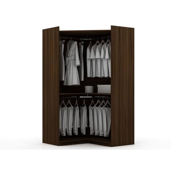 Shop Mulberry 3 0 Sectional Modern Corner Wardrobe Closet Set Of 2