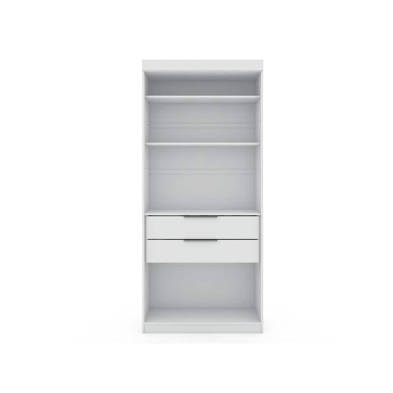 Mulberry Open 1 Sectional Modern Armoire Wardrobe Closet