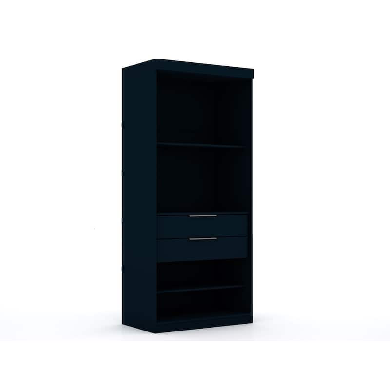 Mulberry Open 1 Sectional Modern Armoire Wardrobe Closet