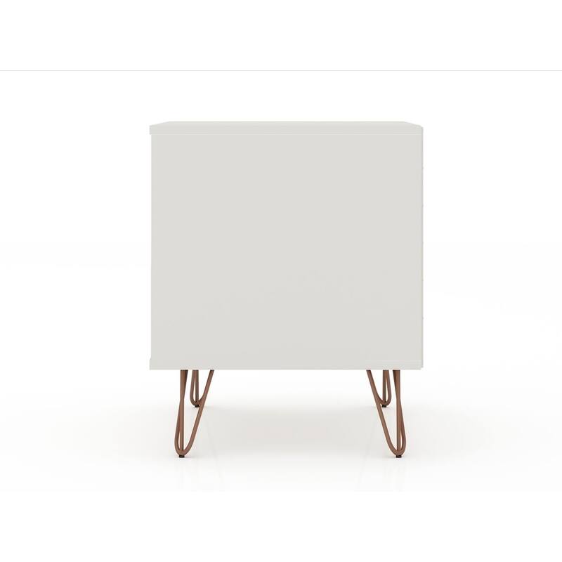 Carson Carrington Ladkolen Mid-century Modern 2 Drawer Wood Nightstand