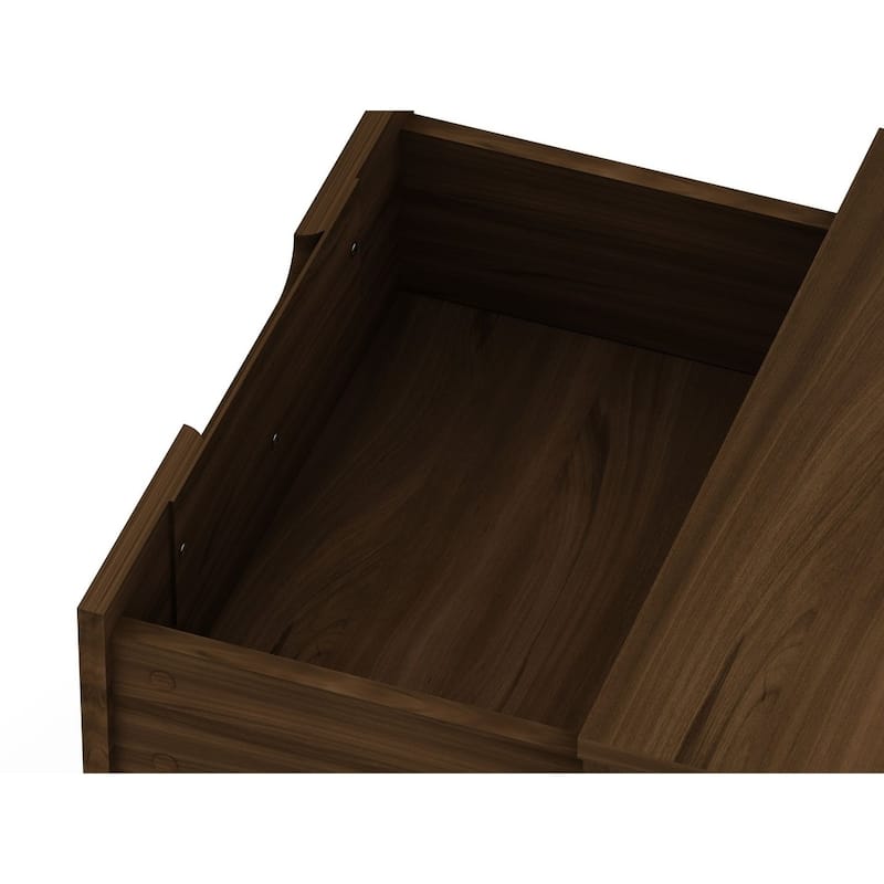 Carson Carrington Ladkolen Mid-century Modern 2 Drawer Wood Nightstand