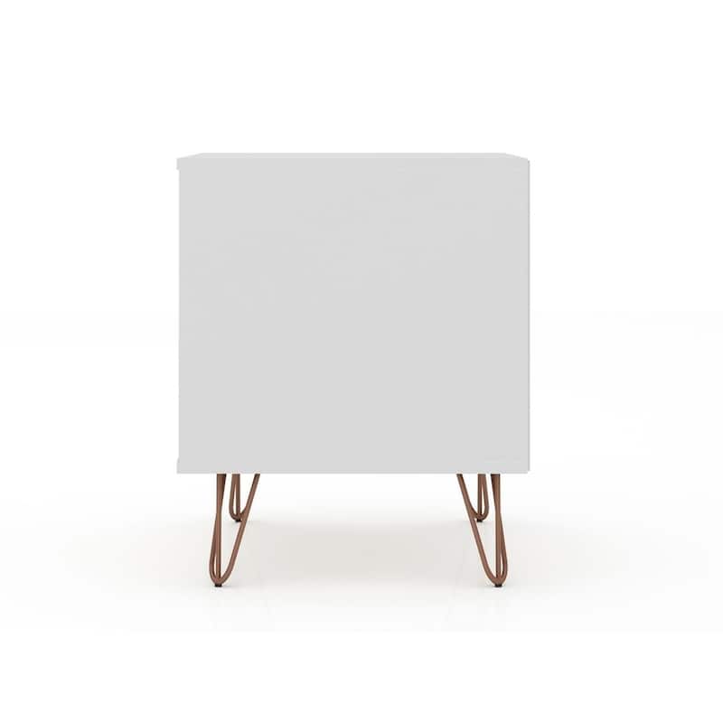 Carson Carrington Ladkolen Mid-century Modern 2 Drawer Wood Nightstand
