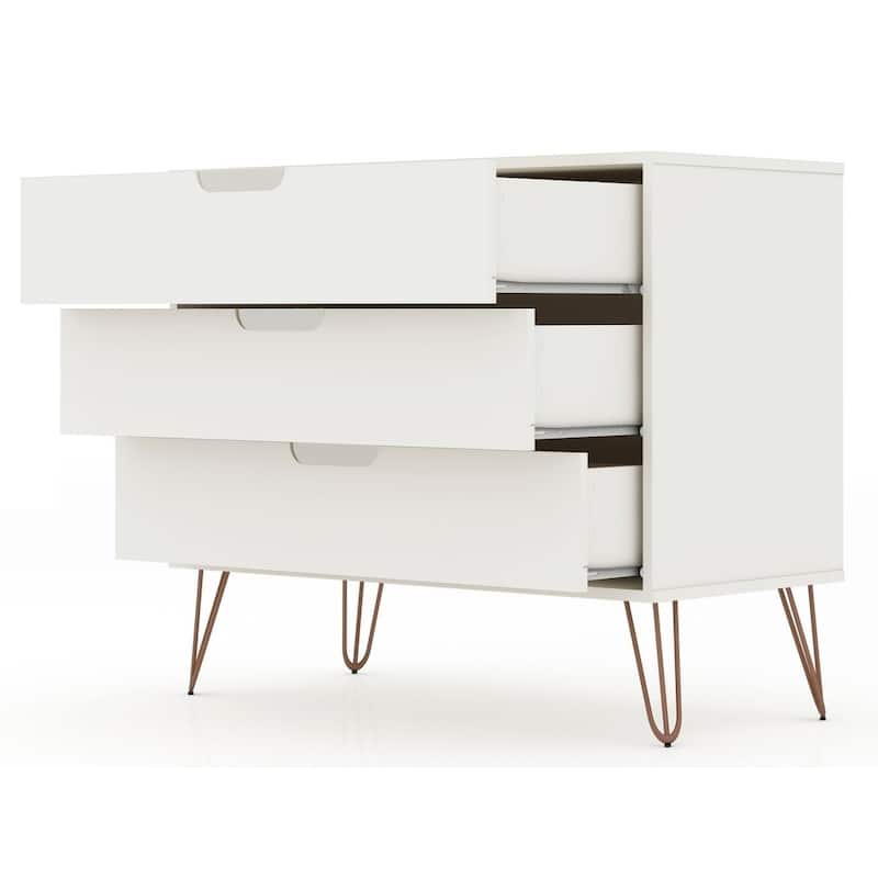 Bandene Mid Century Modern Dresser and Nightstand Set